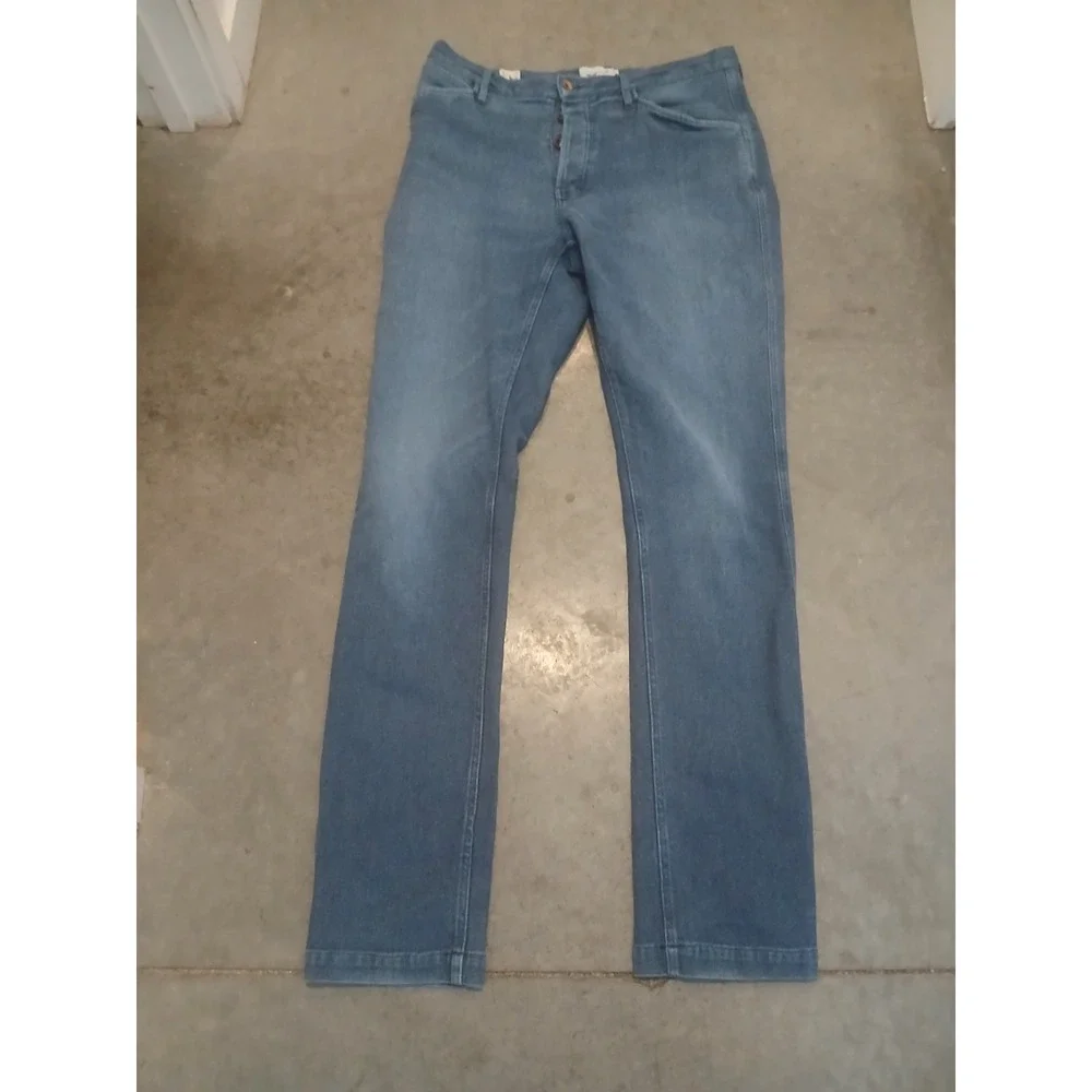 TAYLOR STITCH HEAVY CANVAS DUNGAREES - BLUE - MEN'S 36x 34 - Picture 1 of 7